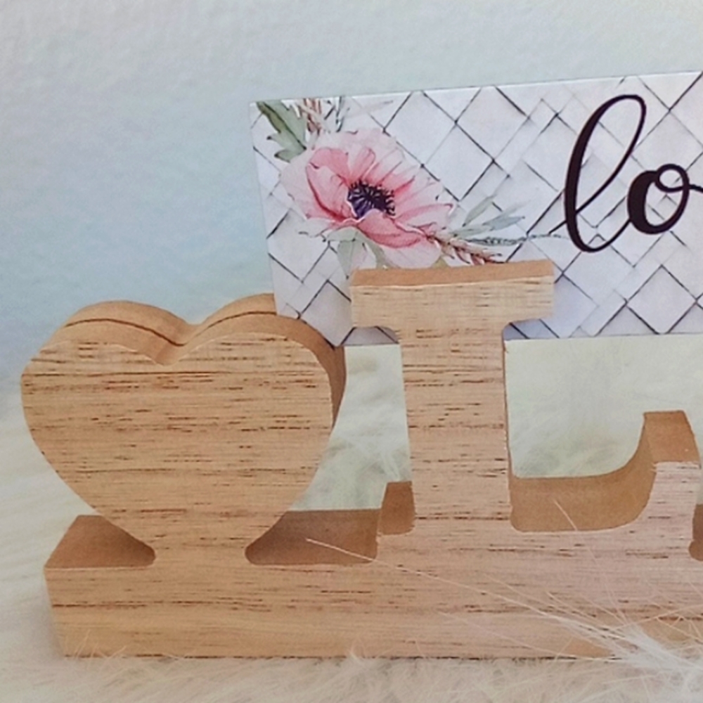 5/$13 Love cardholder decor